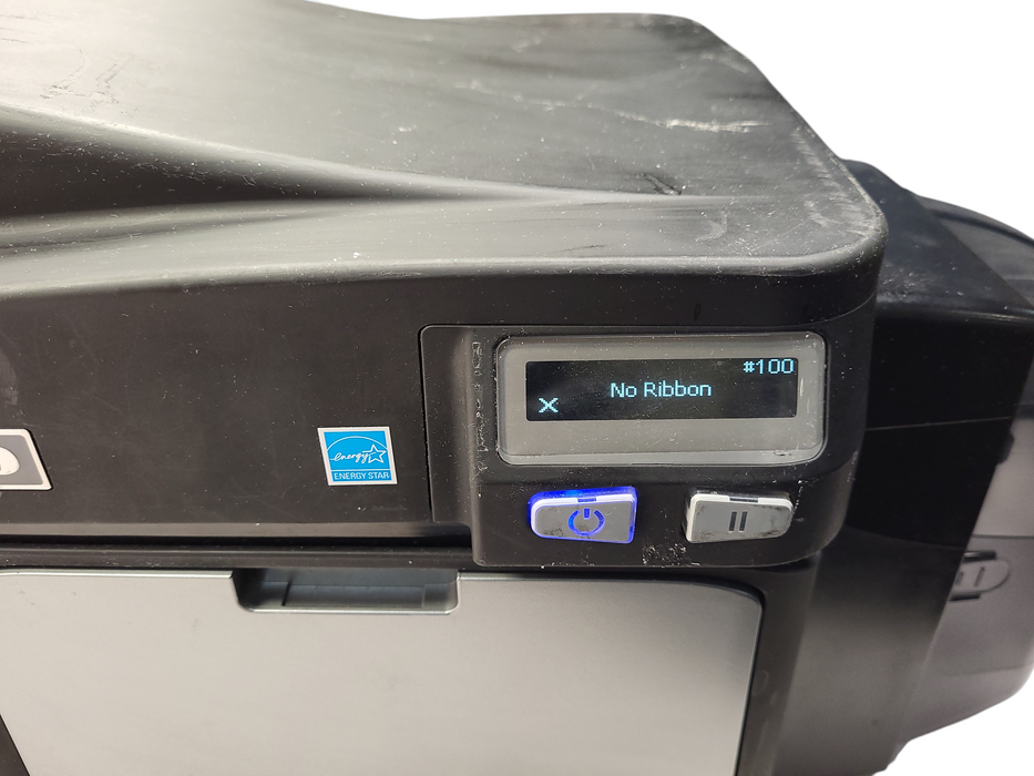 Fargo HID DTC 4000 Photo ID Card Color USB Printer  PN: X001800-2 READ Q$