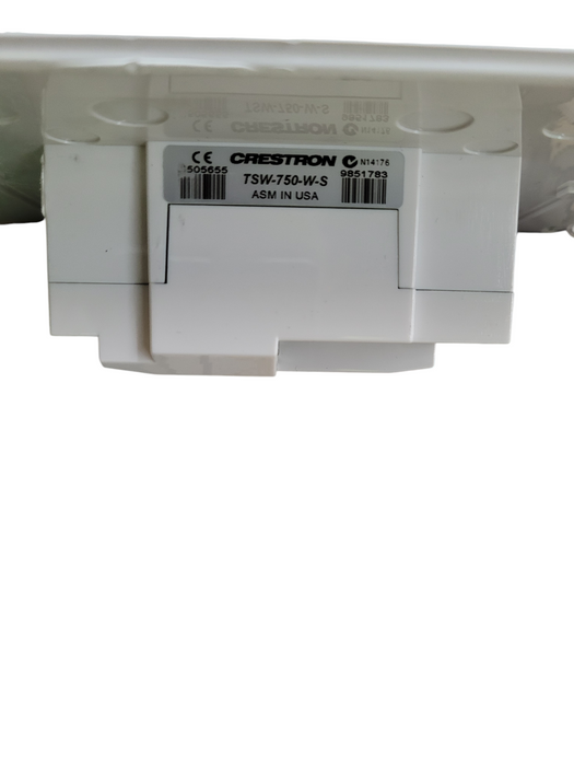 Lot 12x Crestron 7" Touch Screen White TSW-750-W-S