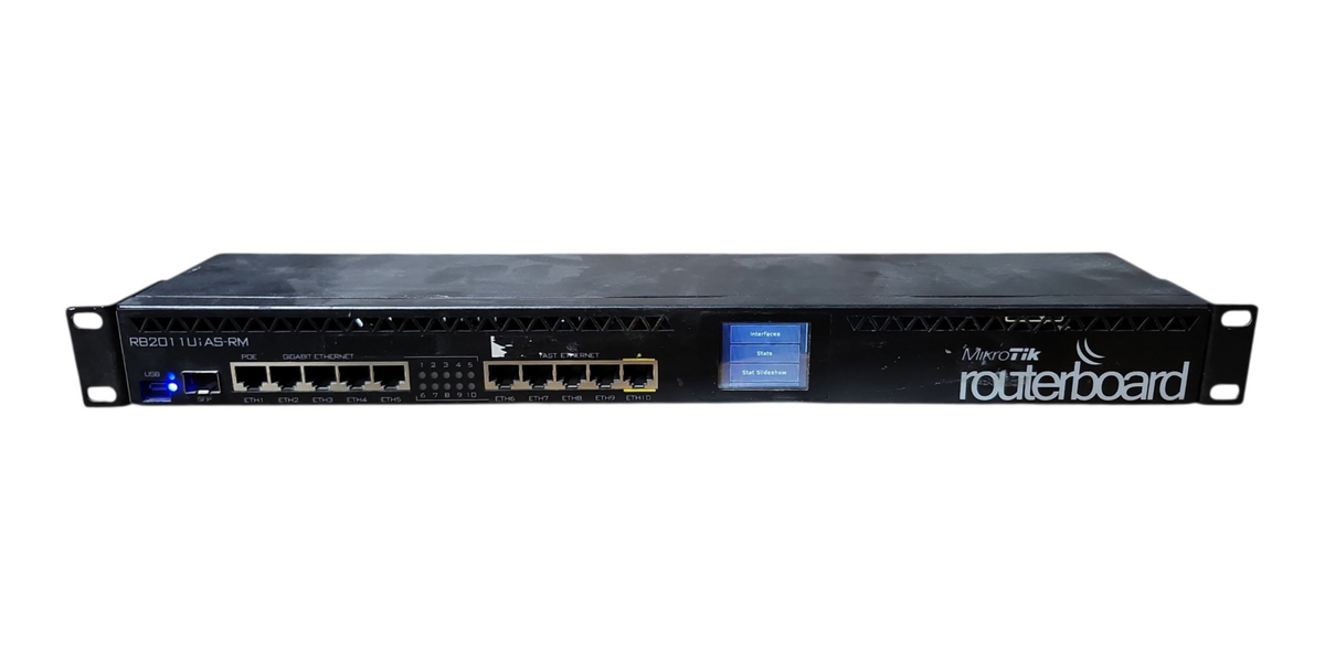 MikroTik RB2011UiAS-RM Routerboard Gigabit Router — retail.era