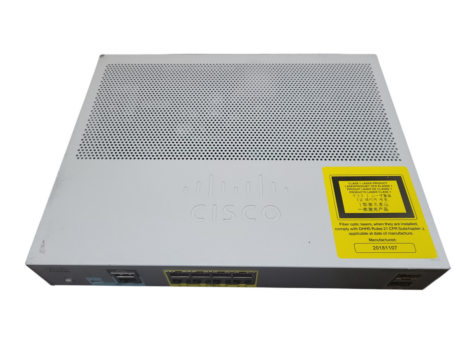 Cisco WS-C2960L-8PS-LL | 8-Port Gigabit PoE+ 2x SFP Silent Managed Switch !