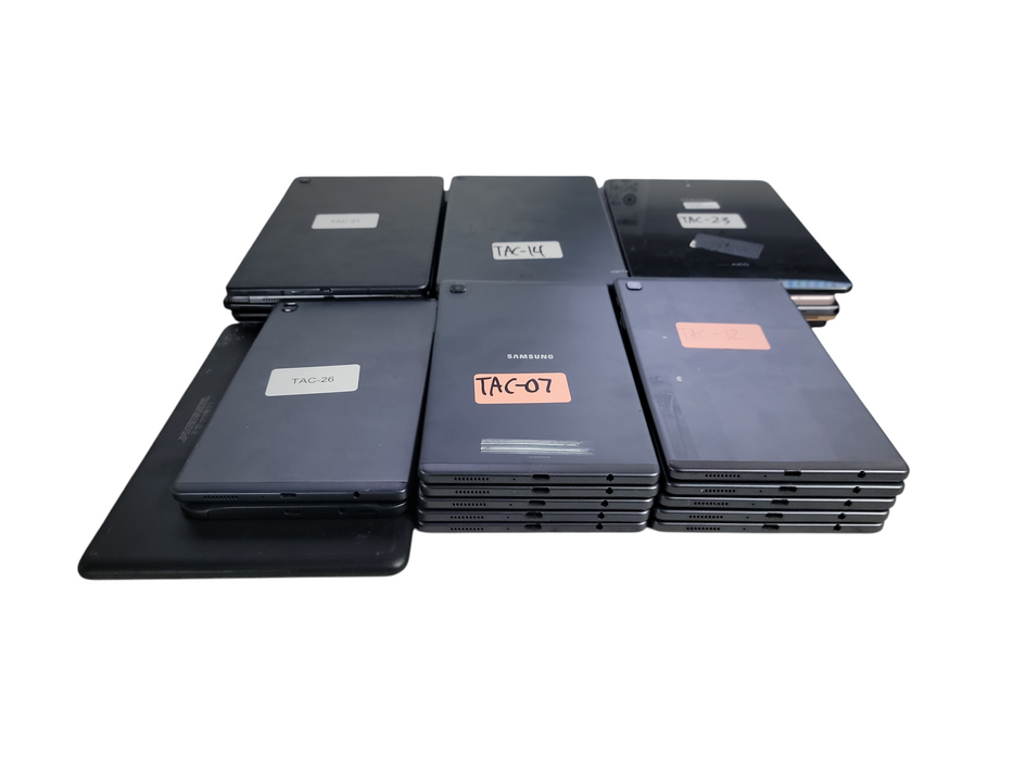 Lot of 28x Android Tablets [Samsung/ZTE/Amazon | C Condition][TAC-1] (