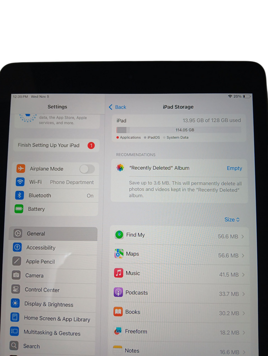 Apple iPad 7th Gen - 128GB - Space Gray [A2197]