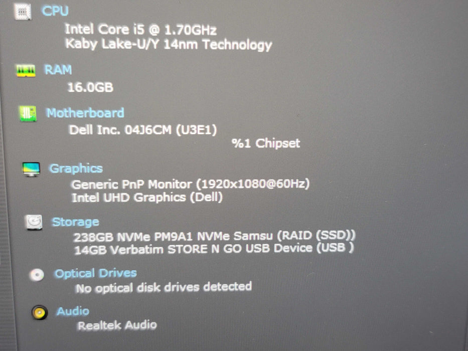Dell Latitude 7410 i5-1031u @ 1.70GHz 16GB RAM 256GB NVMe β Lap200