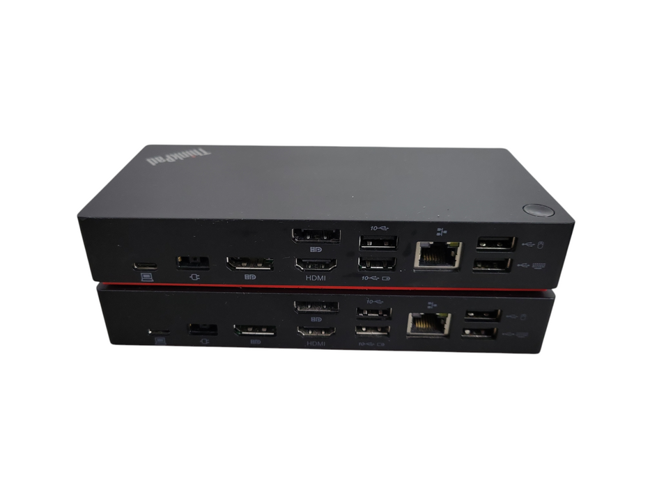 LOT 2x Lenovo ThinkPad USB-C Dock Gen 2 LDC-G2 !
