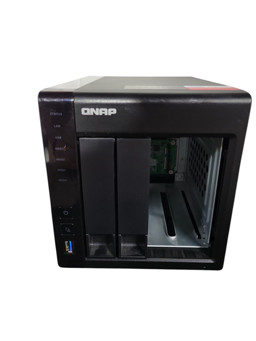 QNAP TS-451+ 4-Bay NAS w/ 2x 2TB HDDs & 2x HDD Caddies !