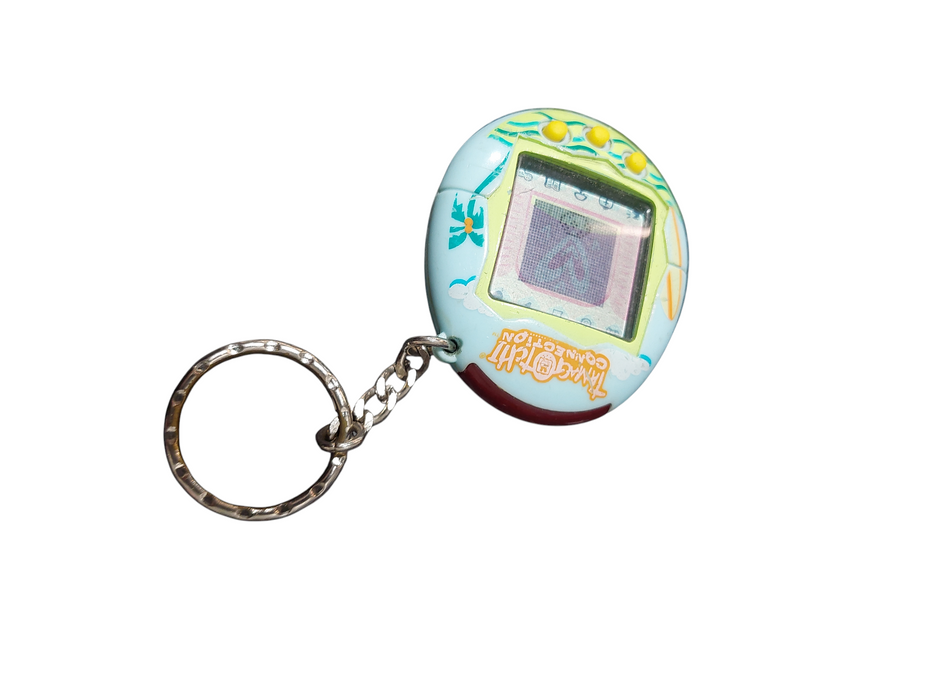 2 TAMAGOTCHI's Connection Beach Day & Silver/Black Bandai 2004 =