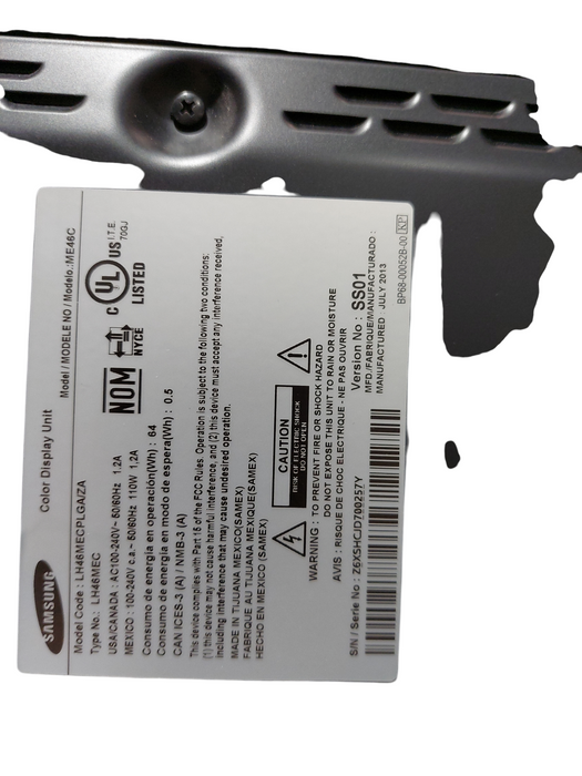 Bundle of 2 Samsung 46" Color Display Unit  Model: ME46C =