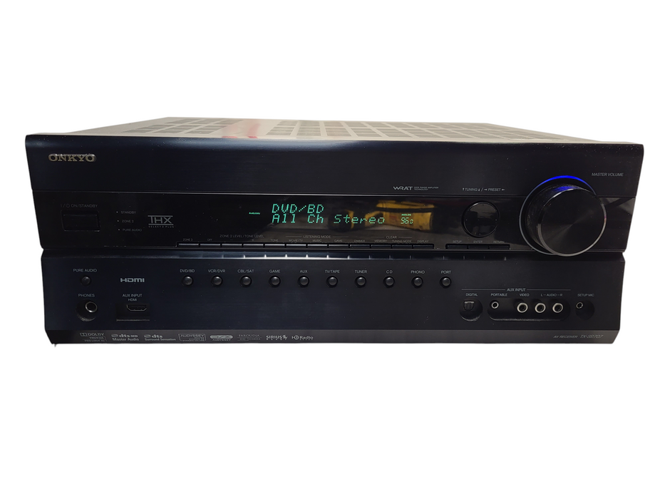 Onkyo TX-SR707 7.2-Channel Home Theater AV Receiver No remote $