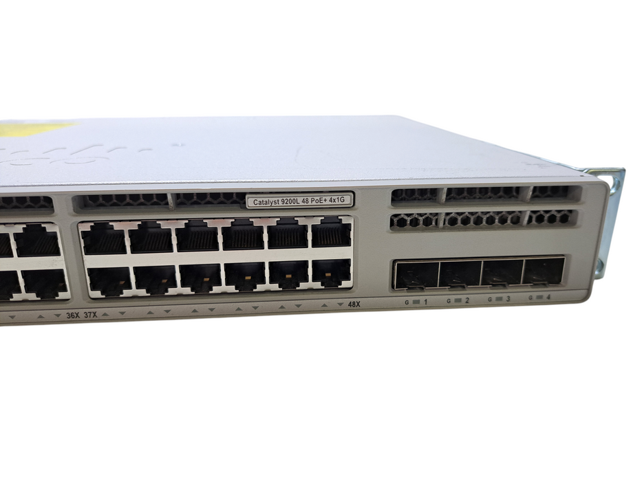Cisco C9200L-48P-4G-E | 48-Port Gigabit PoE+ Network Essentials Switch )