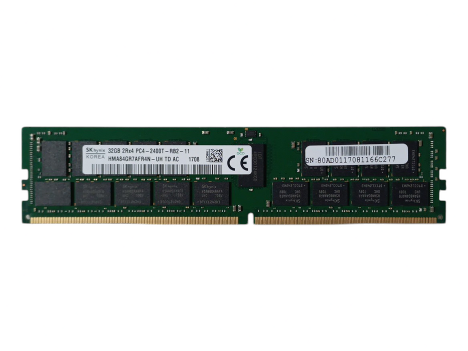 SK Hynix 32GB 2Rx4 PC4-2400T-RB2, DDR4, Server RAM Q