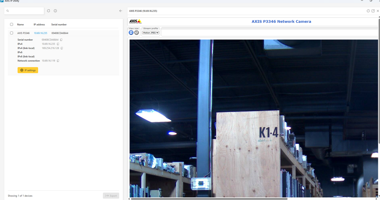 Axis P3346 | 1080P PoE Network Security Video Camera TESTED