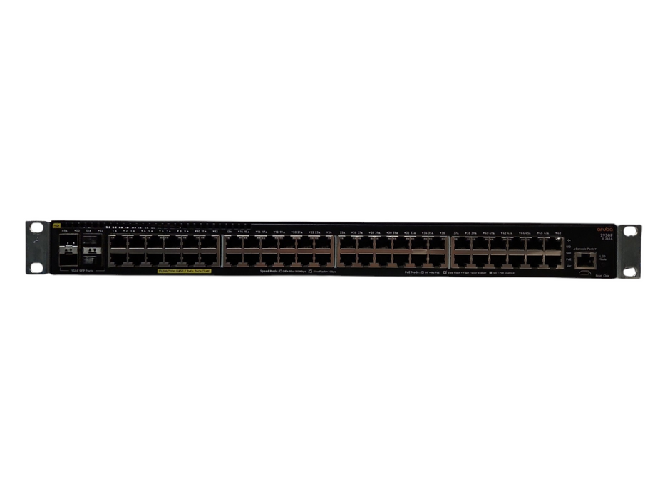 HPE Aruba 2930F 48xGbE PoE+ /4x1G SFP Managed Switch JL262A w/ Brackets