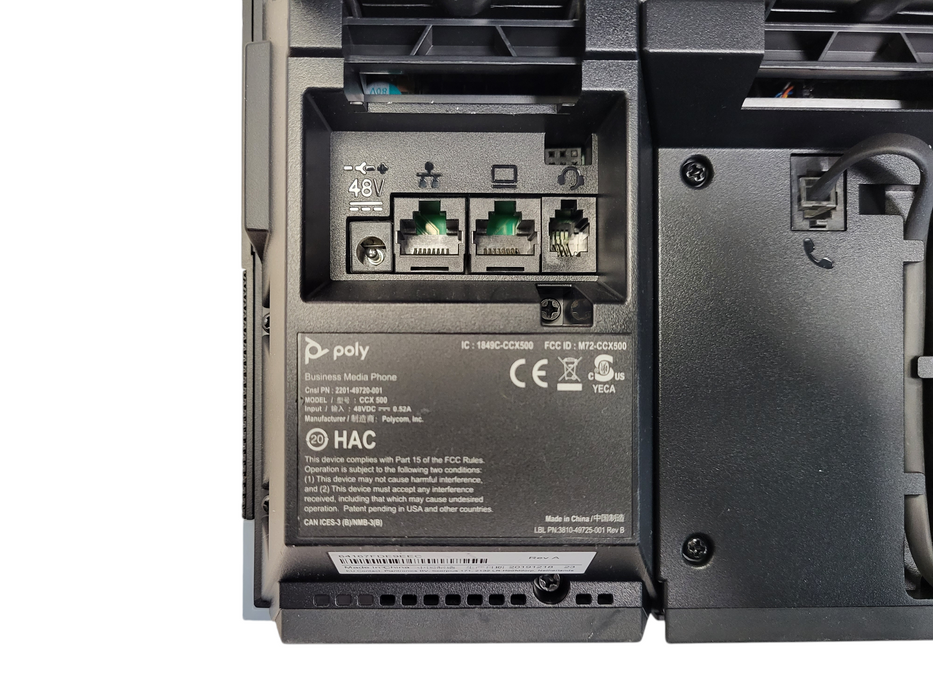 Poly CCX-500 Touchscreen Business Desktop Office IP Phone Q$