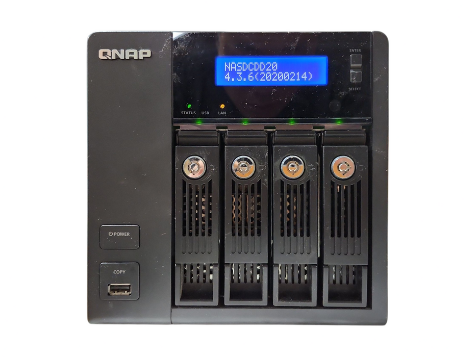 QNAP TS-470Pro 4-Bays NAS w/ 2x 4TB & 2x 3TB HDDsd
