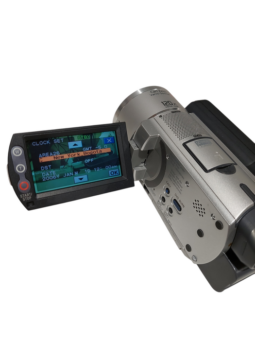 Sony HandyCam Digital Video Camera Recorder HDD Wide LCD Model: DCR-SR100 =