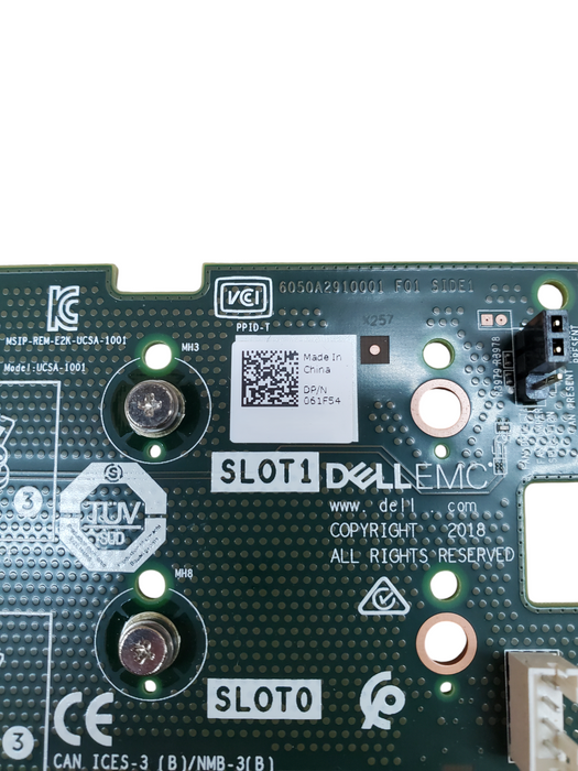 Dell DP/N: 061F54 BOSS Controller Card PCI 2x M.2 Slot