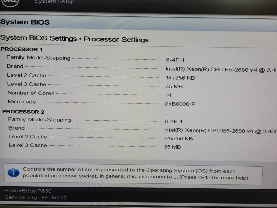 Dell PowerEdge R630 - 2x Xeon E5-2680 @ 2.40GHz v4 32GB DDR4  2x750W PS 2.5 !