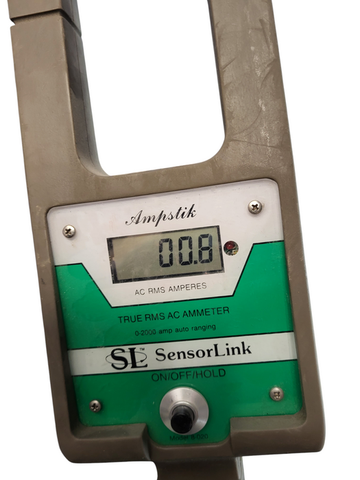 Ampstik True RMS AC AMMETER Auto Ranging Sensor Link 8-020 READ $