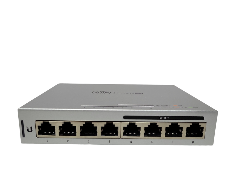 Ubiquiti Networks UniFi 8 Port Ethernet Switch - US-8-60W, READ _