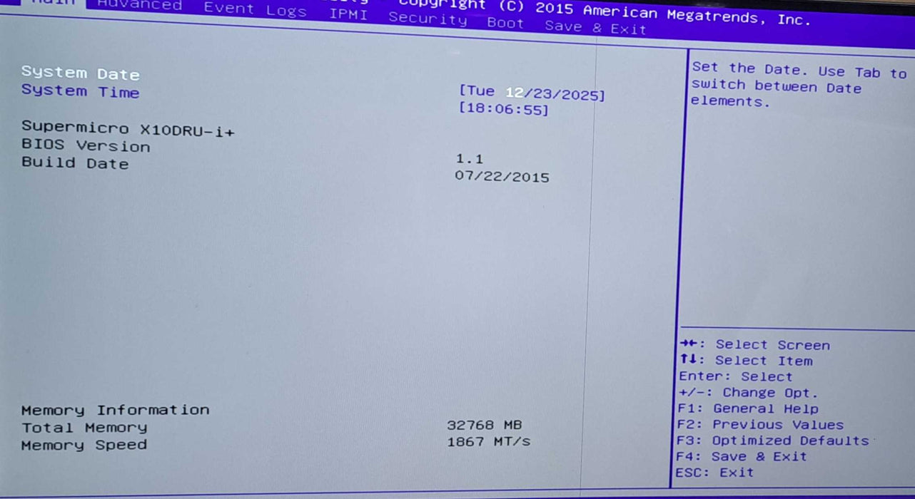 Supermicro X10DRU-i+ 2x Xeon E5-2630 v3 CPU|32GB DDR RAM|1x750 PSU|No HDD