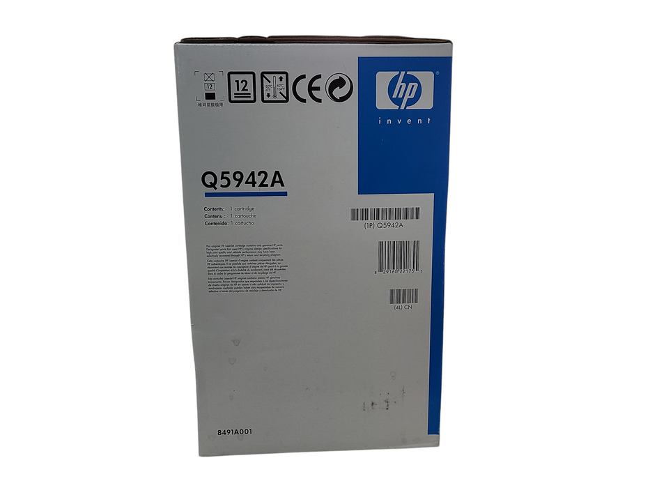 New/Sealed Genuine HP LaserJet 42A Black Toner Print Cartridge High Yield Q5294A $
