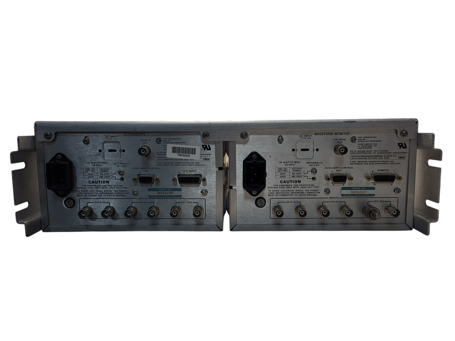 Tektronix 1730 Waveform Monitor & 1720 Vectorscope READ $