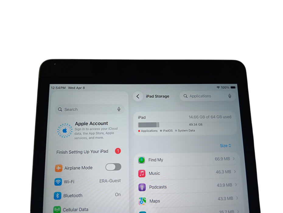 Apple iPad 9th Gen - 64GB - Space Gray [A2603] Read