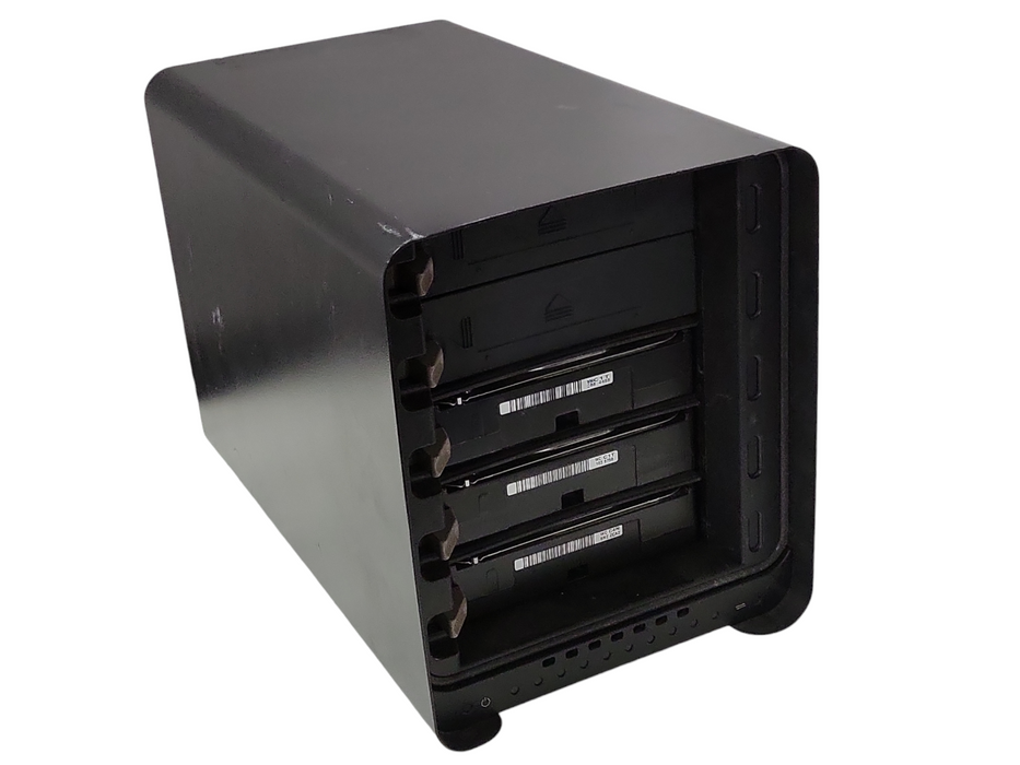 Drobo 5D (DRDR5-A) 5 Bay Storage Hard Drive Array w/ 3x 3TB HDDs, READ _