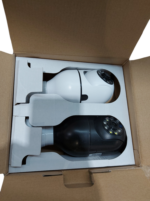 2-pack of RAKEBLUE 1080P Wireless Light Bulb Security Cameras