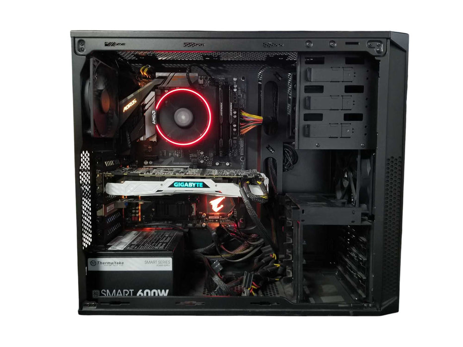 Custom PC AORUS B450 PRO WiFi, Ryzen 7 1700, GTX 1080-11GB GPU, 24GB RAM