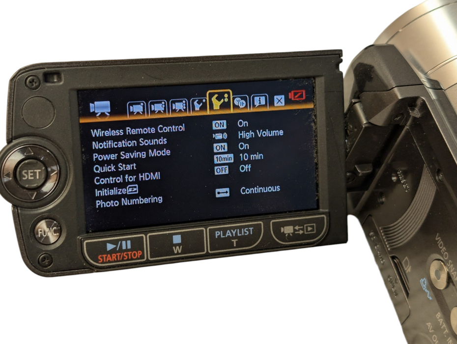 Canon VIXIA HF200 HD Digital Video Camcorder READ  -
