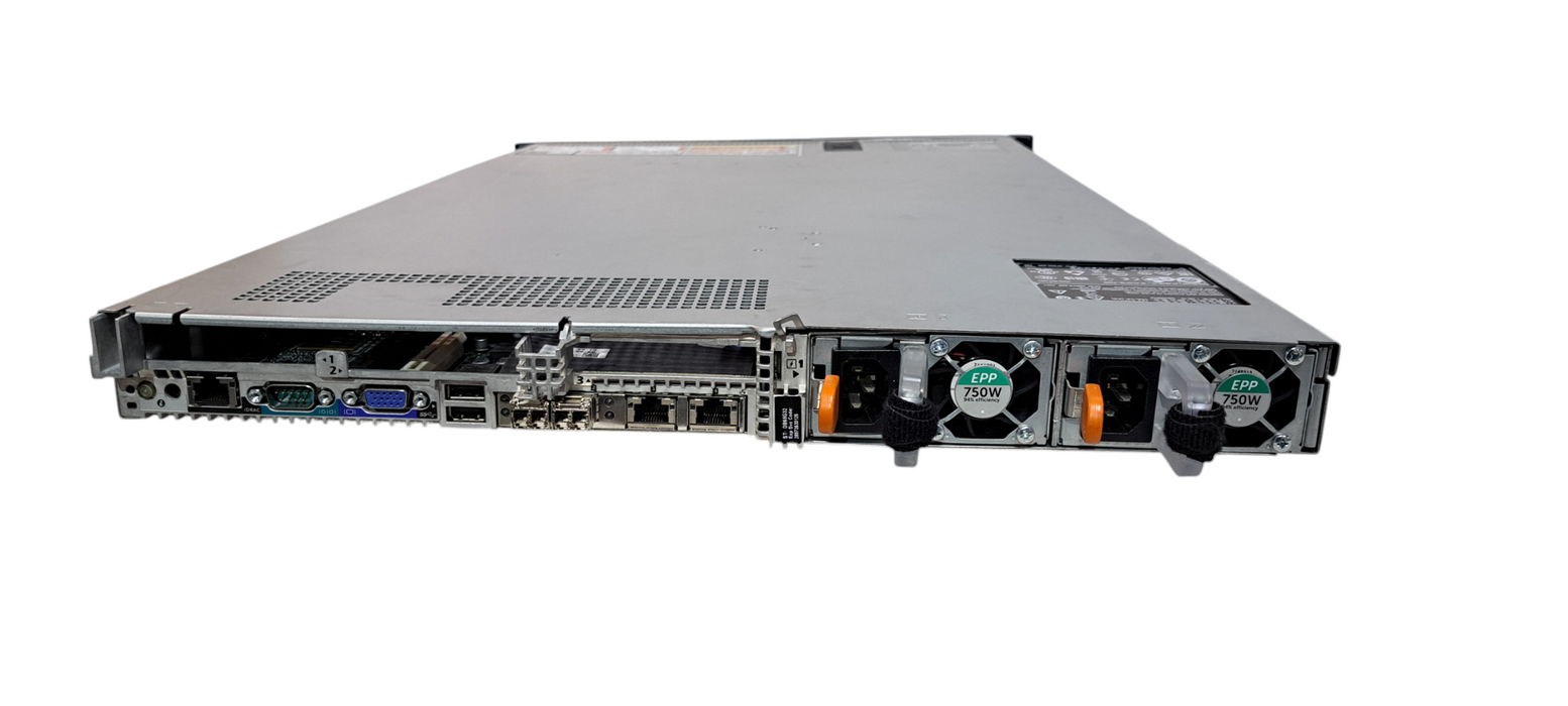 Dell R630 1U 8x 2.5" -2x Xeon E5-2697 v3-32GB DDR4-10G NIC-H730 Mini-2x750W