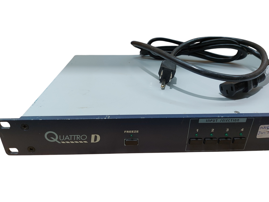 Analog Way Quattro D Model QTD402 4 Universal Inputs Switcher With DVI