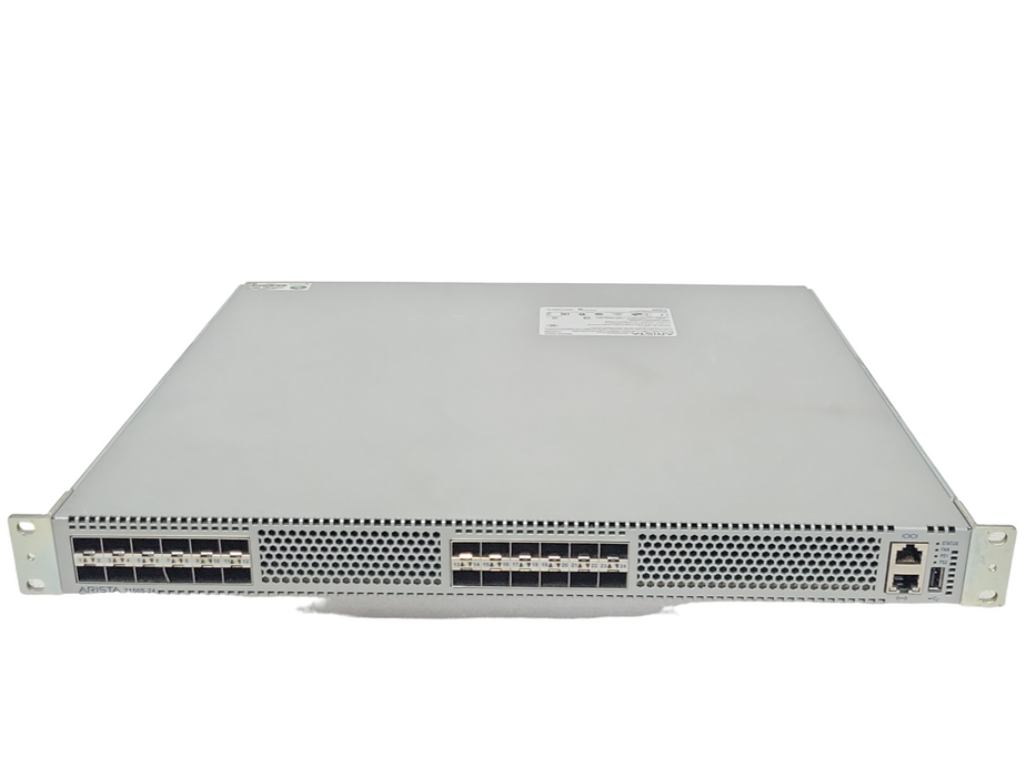 Arista DCS-7150S-24 24-Port 1/10G SFP+ Switch w/ Dual PSU, READ _