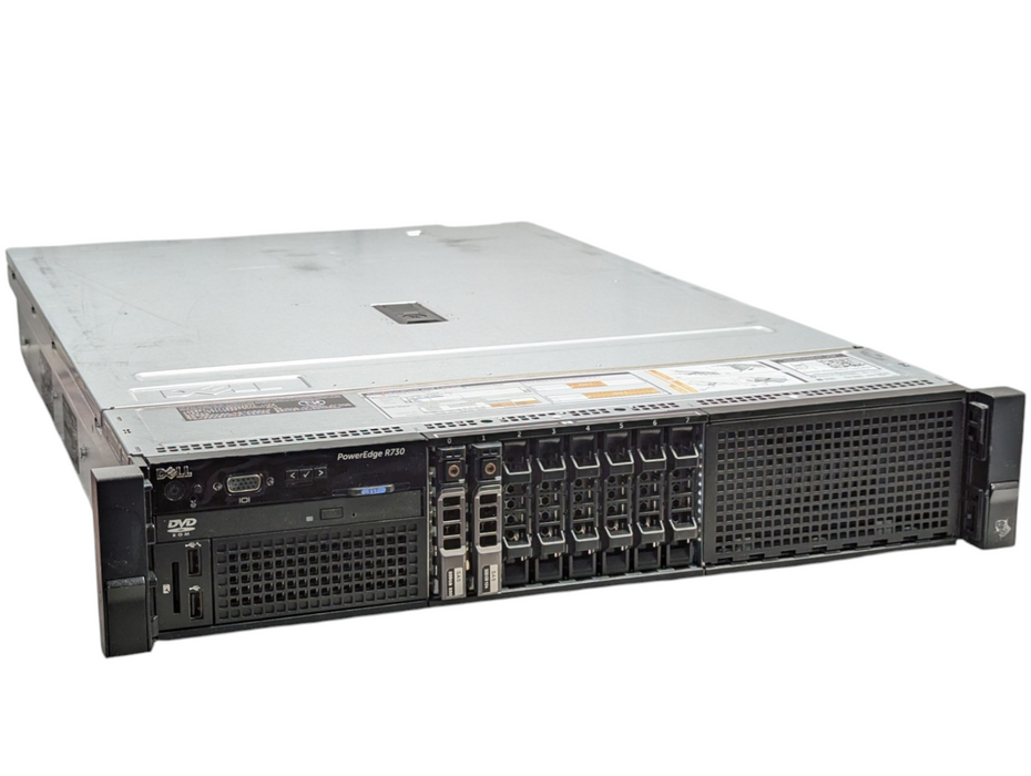 DELL PowerEdge R730 2x Intel Xeon E5-2680 v3 @ 2.50Ghz 64GB RAM H330 RAID REA -