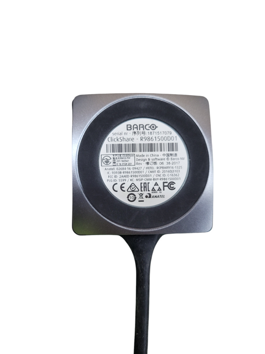 Lot 3x Barco ClickShare Button Switch Gray