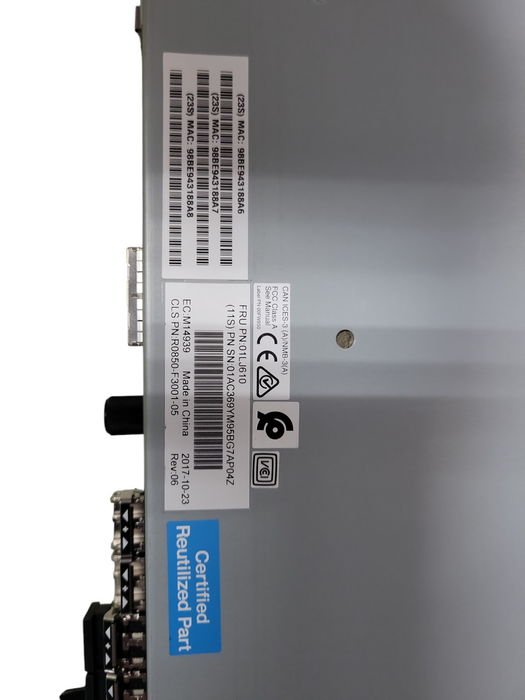 01LJ610 IBM NODE CANISTER FOR IBM STORWIZE, 16GB DDR4 Q_