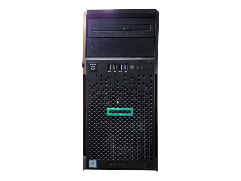 HP ProLiant ML30 GEN9 Intel Xeon E3-1220 v6 3.00GHz, 16GB DDR4, H240