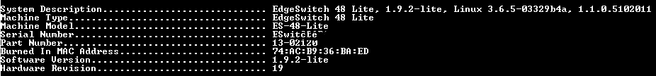 Ubiquiti ES-48-LITE UniFi 48-Port Gigabit Ethernet Managed Switch !