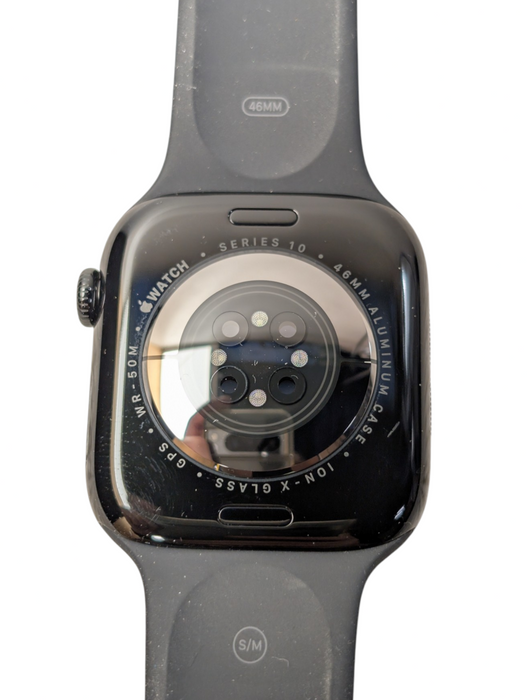 Apple Watch Series 10 GPS 46mm Jet Black UNLOCKED Like New A2999 Q-