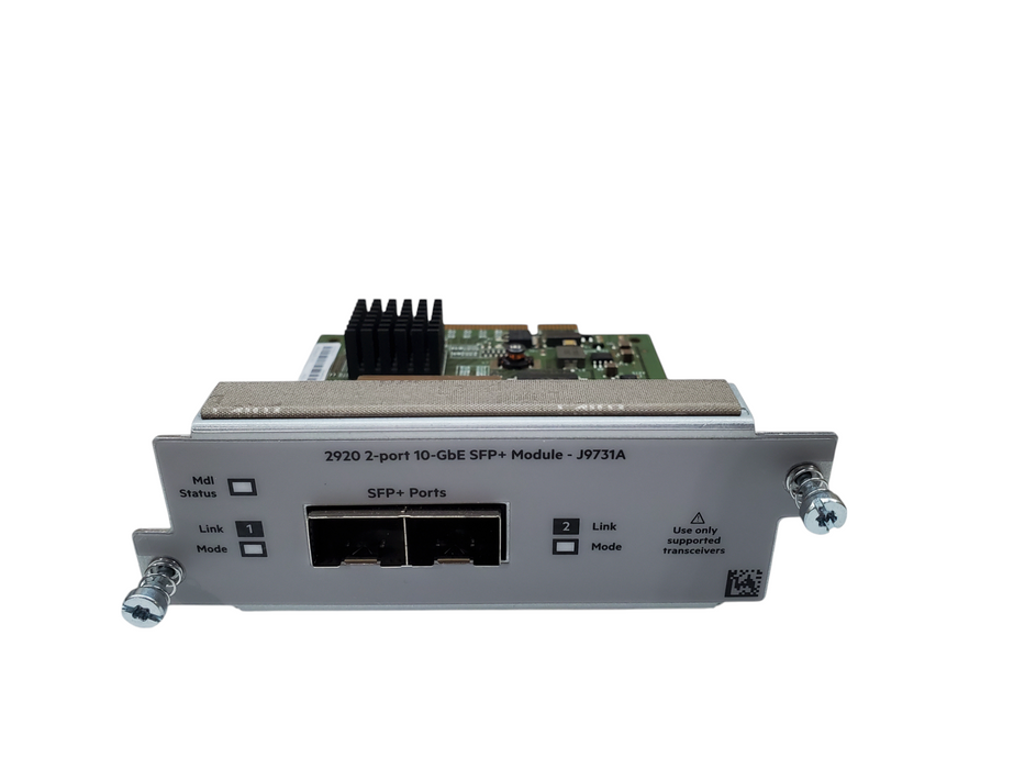 HP 2920 2-port 10-GbE SFP+ Module - J9731A