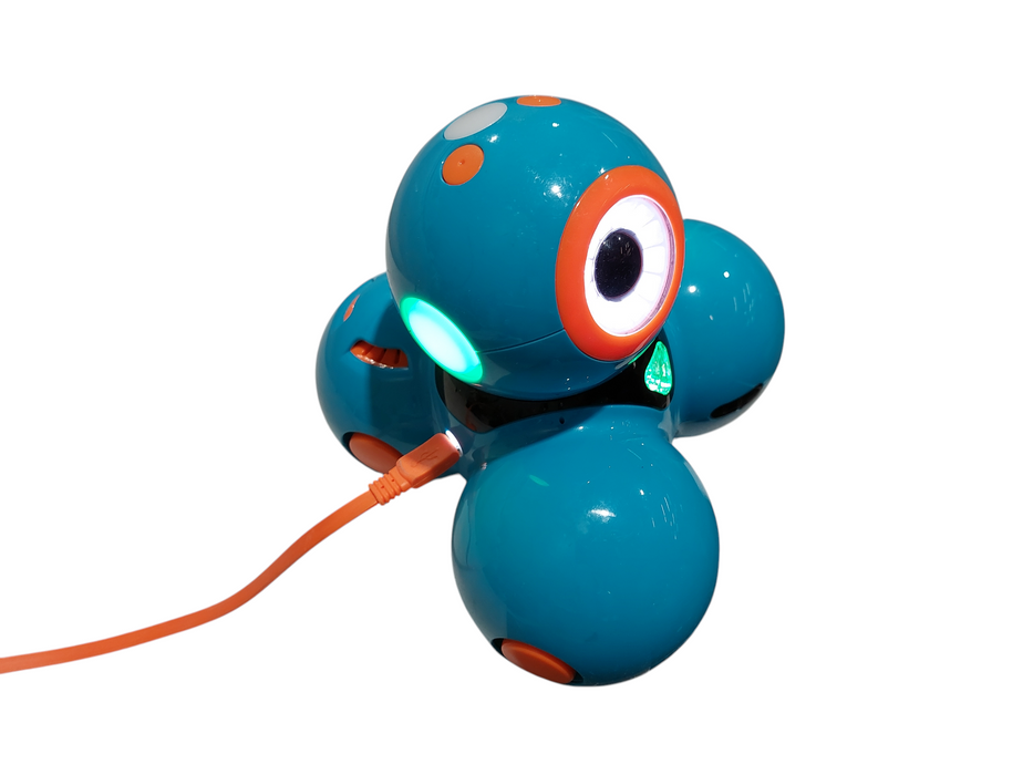 Bundle of 8 Wonder Workshop Dash Blue Coding Interactive Robot DA03  =