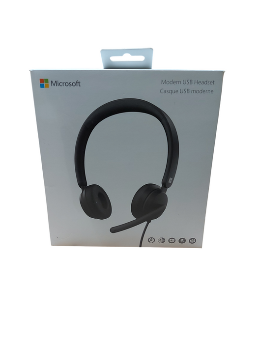 Microsoft Modern Wired USB Headset Model 1989 Black