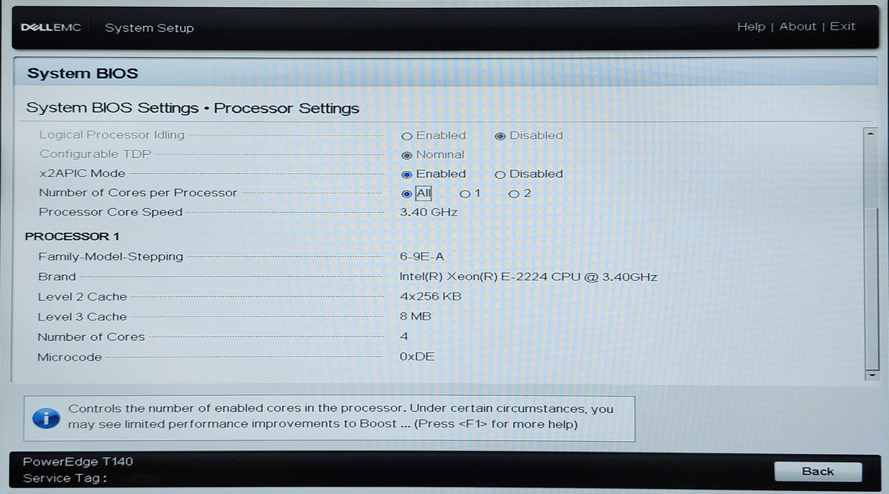Dell PowerEdge T140, Xeon E-2224 3.40GHz, 16GB DDR4, 2x2TB SAS, H330, 365W