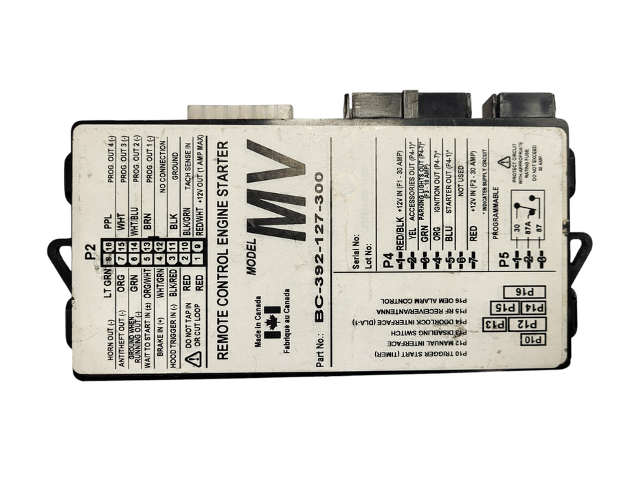 ASTROFLEX MV REPLACEMENT REMOTE START MODULE ASTROFLEX SERIES BC-392-127-30 Q$
