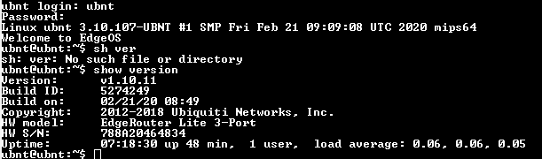 Ubiquiti Networks EdgeRouter Lite ERLite-3 3 Port Router No AC $