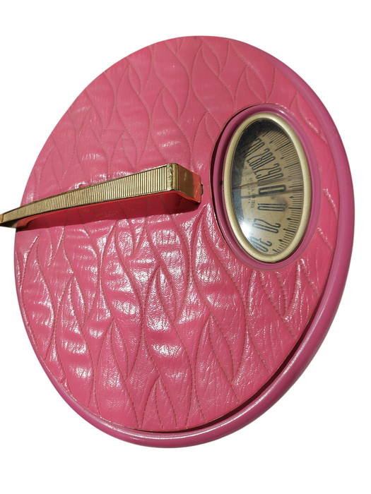 Old Classic Vintage Bathroom Stand-On Scale Pink  =