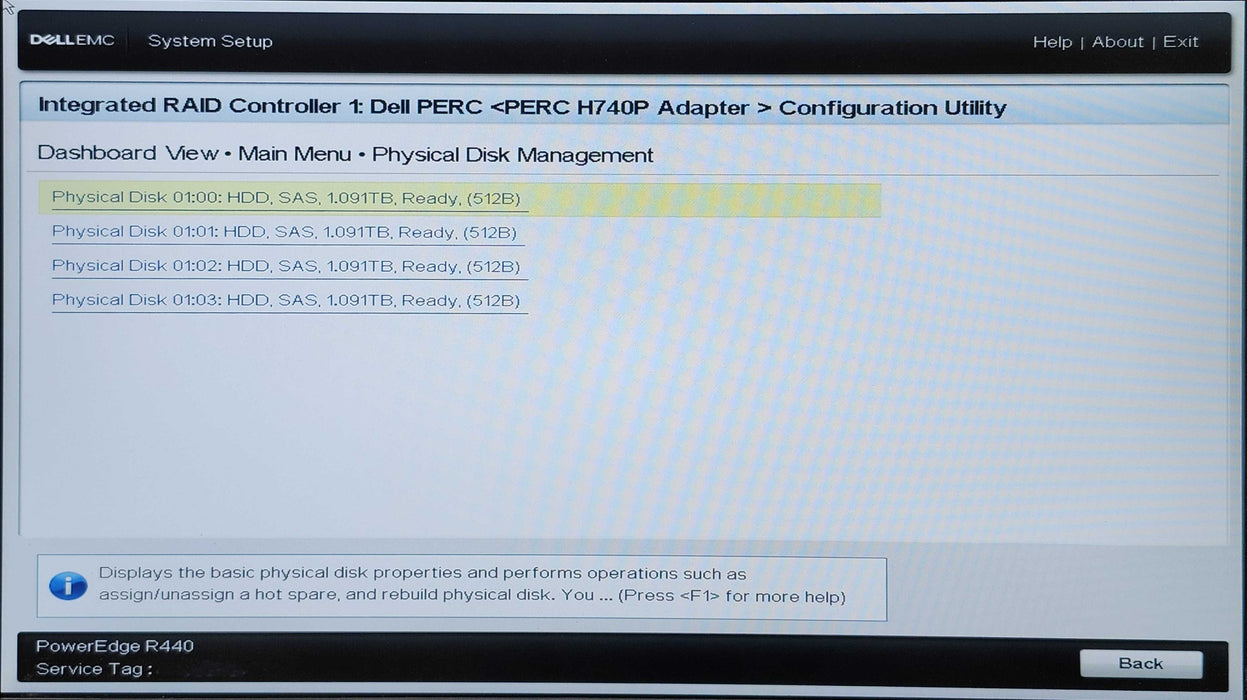 Dell PE R440 1U 8x2.5", Xeon Silver 4110, 32GB DDR4, 4x1.2TB SAS, H740P