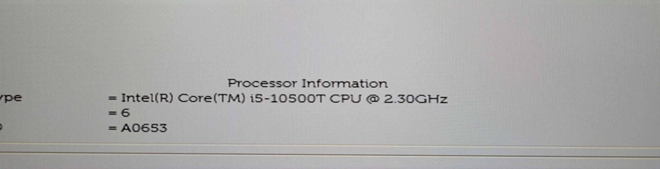 Intel Core i5-10500T 2.30GHz Desktop CPU Processor SRH3B _