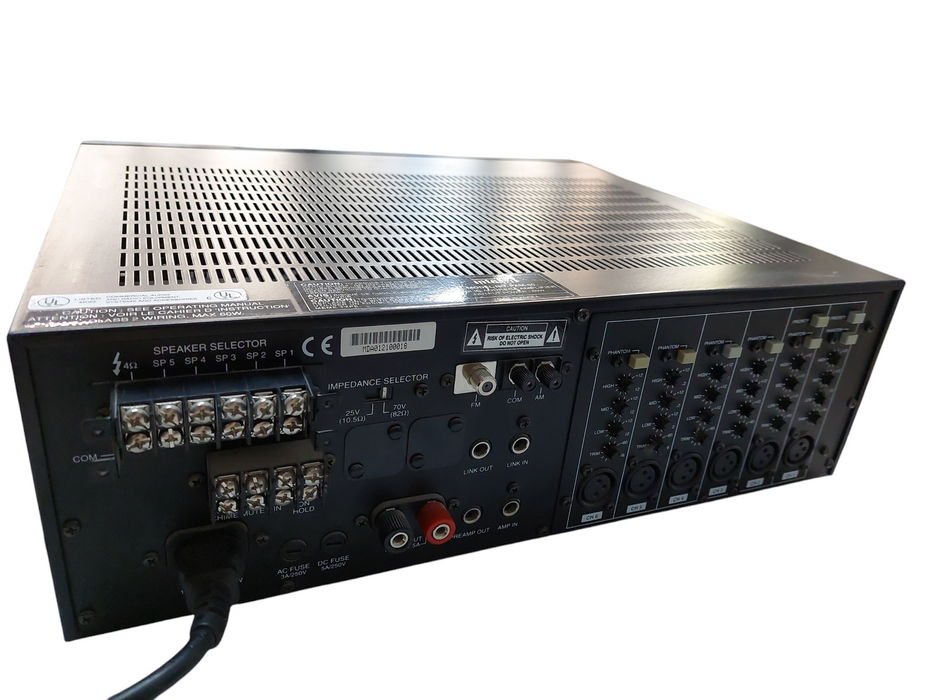 InterM PAM-60 Public Address Amplifier PAM-T AM/FM DTS Tuner Model: PAM-60 =